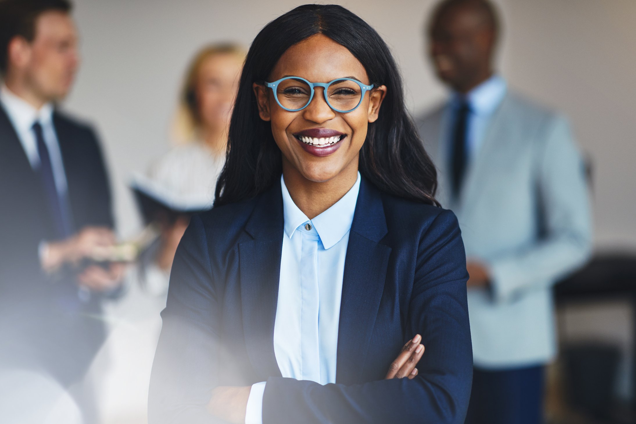 Portrait of a Woman in Businesswear